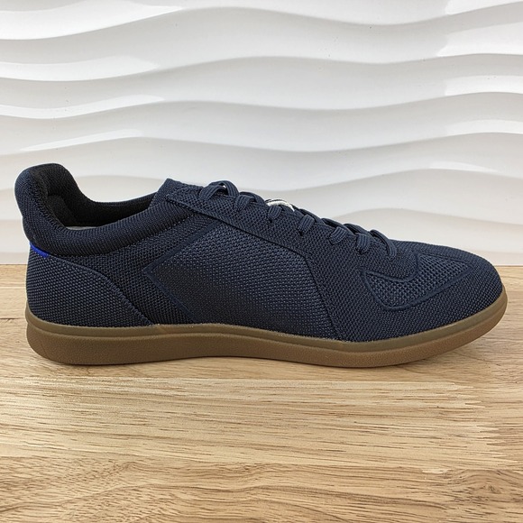 Rothy's RS01 Sneakers Mens Size 10 Navy Blue Knit Gum Washable Casual Shoes - Picture 3 of 15